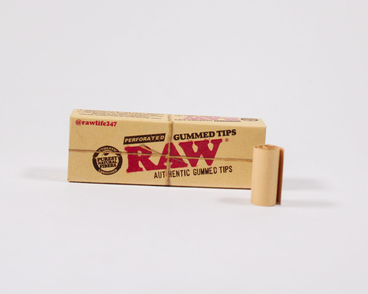 Raw Gummed Tips (filtros de cartón perforados)