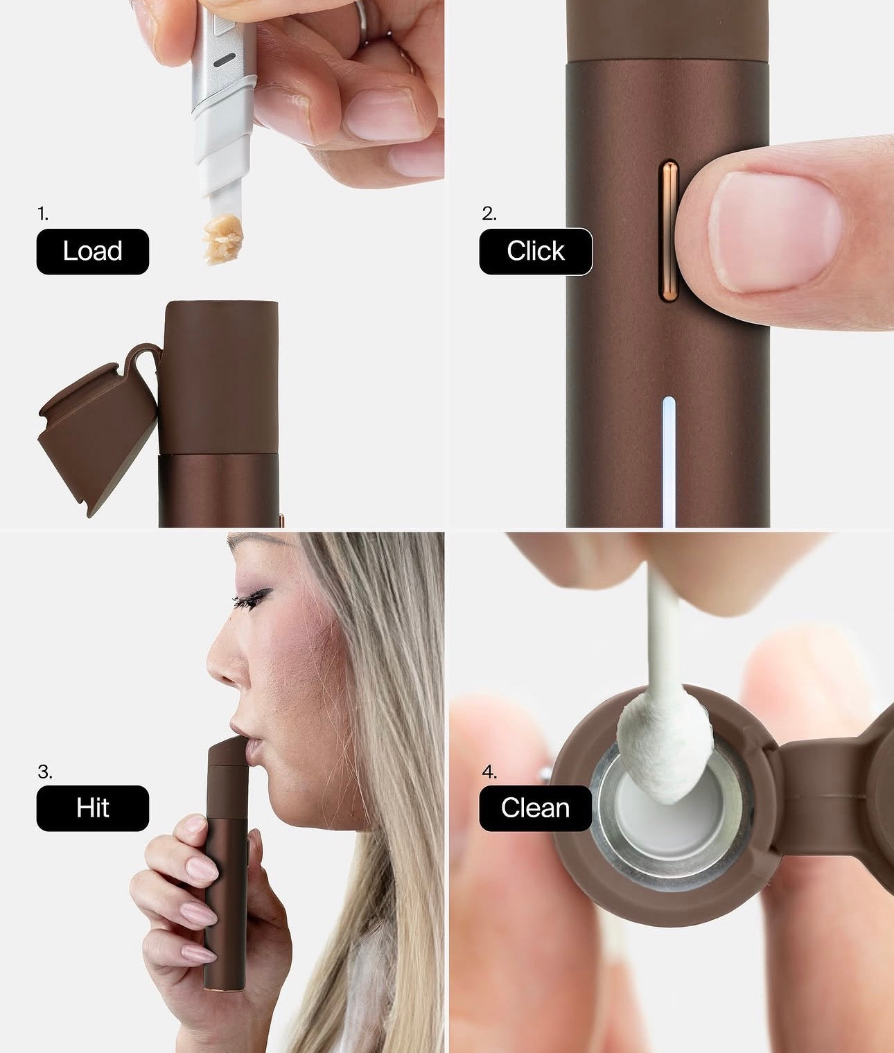 Puffco Pivot Vaporizador Portátil para Concentrados con Cámara 3D – 1200mAh
