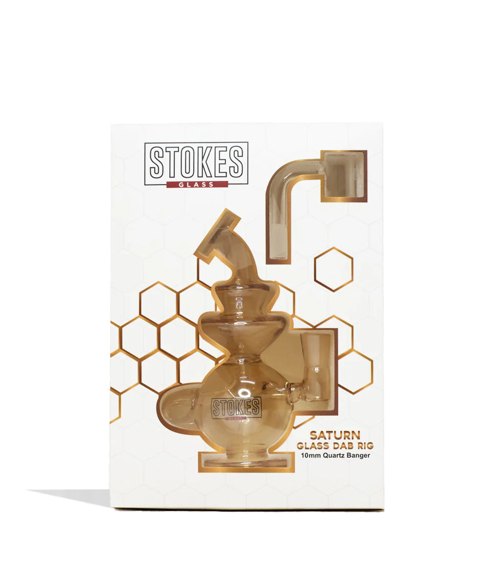 Stokes Saturn Glass Dab Rig 10MM – Mini Rig Premium para Concentrados