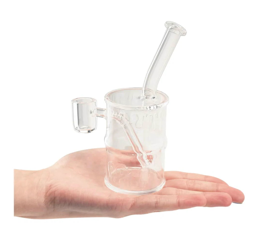 Ooze Toxic Barrel Quartz Mini Dab Rig (5.5”)