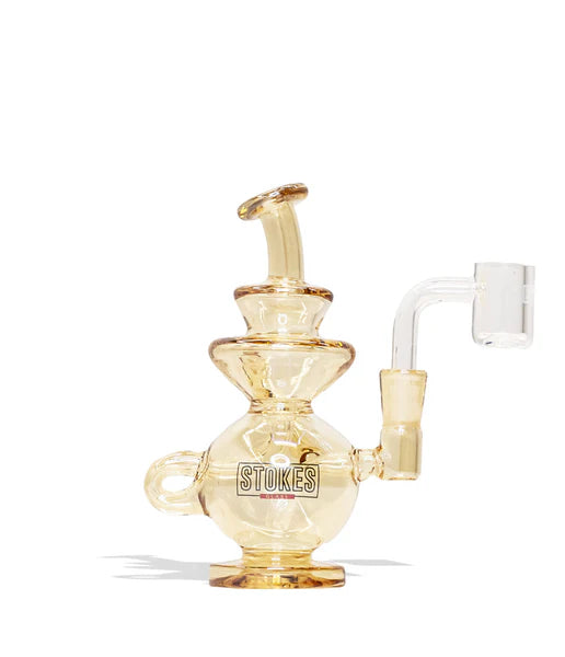 Stokes Saturn Glass Dab Rig 10MM – Mini Rig Premium para Concentrados
