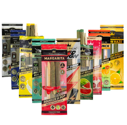 🌴 King Palm – Duo Mini Rolls Saborizados