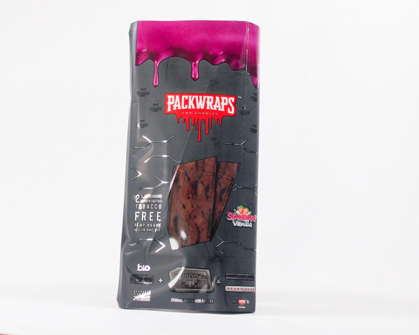 Wraps + Filtro de Vidrio Strawberry Vanilla - Packwraps
