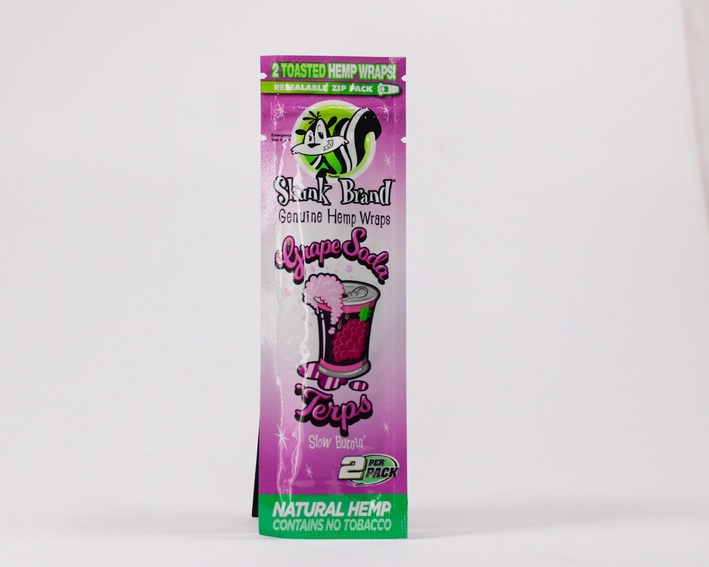 Skunk Brand Wraps Grape Soda