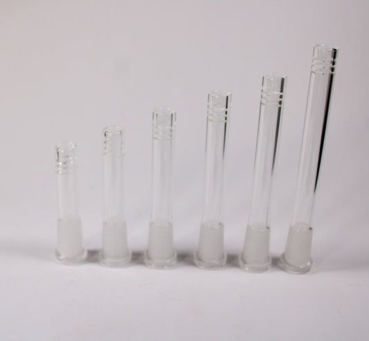 Tubo de vidrio para fumar para bongs 2.5''/ 3''/ 3.5''/ 3.75''/ 4''/ 4.5''/ 5'' 14mm hembra a 19mm macho 233