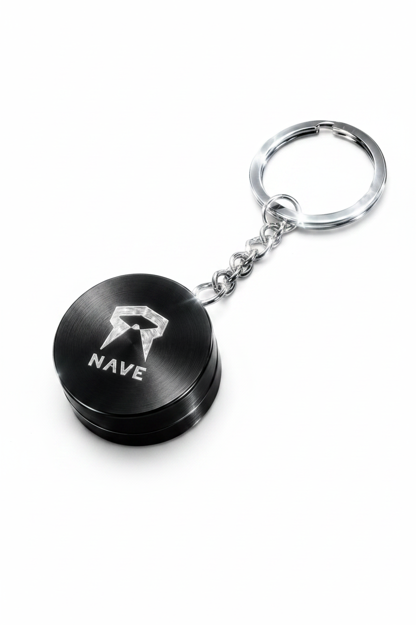 NAVE | Llavero Grinder Metálico Portátil