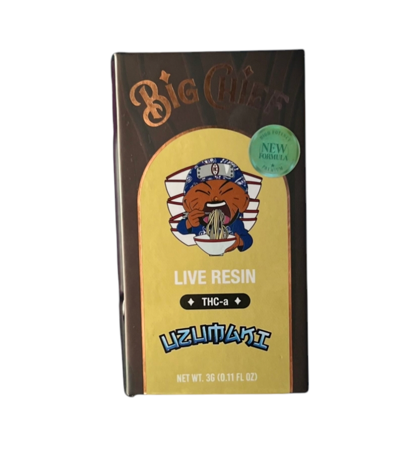 Big Chief Uzumaki Live Resin Disposable Vape 3G – THCA + THCP (Híbrido)