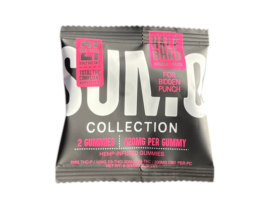 Sumo Collection Forbidden Punch – 2 Gummies de 420 mg Infusionadas con Cáñamo