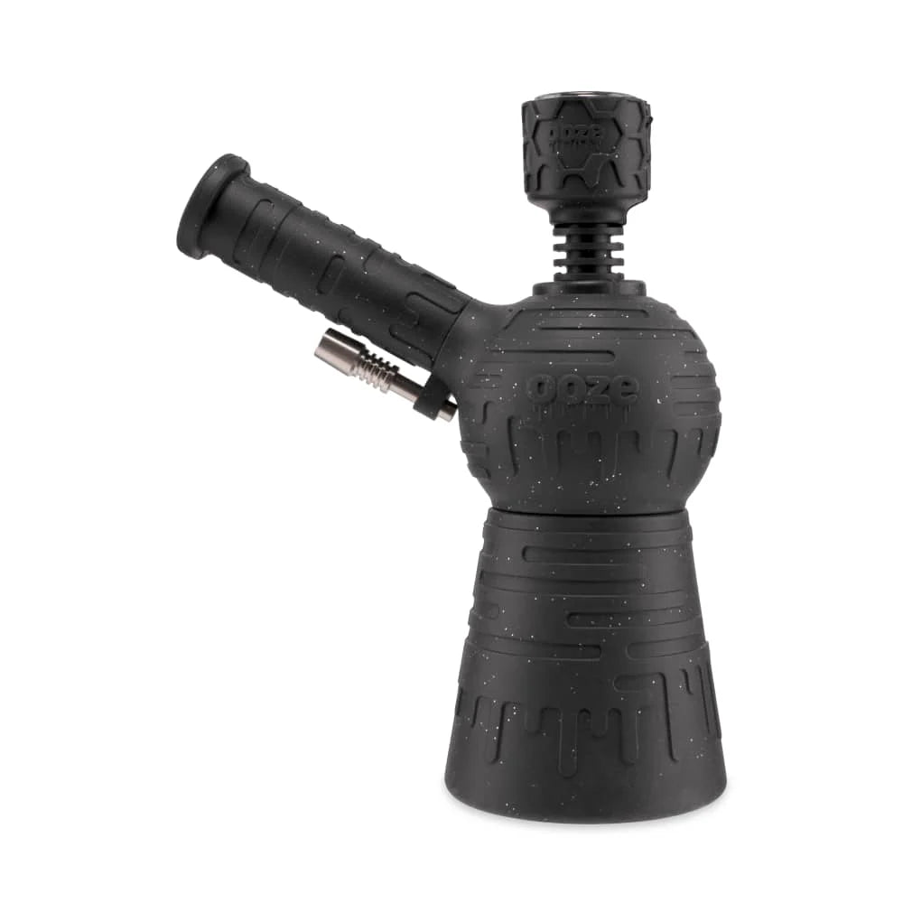 Ooze Blaster Silicone Glass 4-in-1 Hybrid Water Pipe and Dab Straw