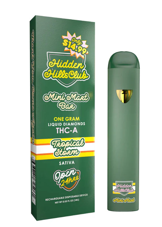 Hidden Hills Mini Mart Bar – 1g THC-A Liquid Diamonds (Surprise Zurpe, Hybrid)