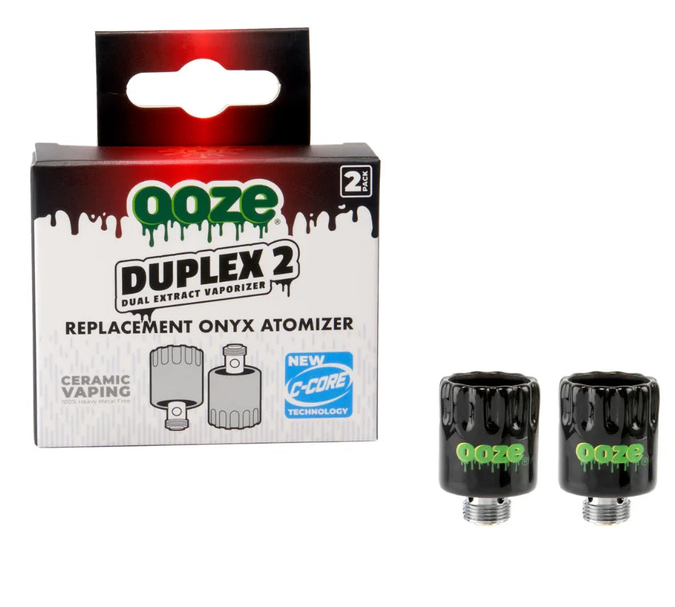 Ooze Duplex 2 – Repuestos Onyx Atomizer (2 Pack) con Tecnología C-Core