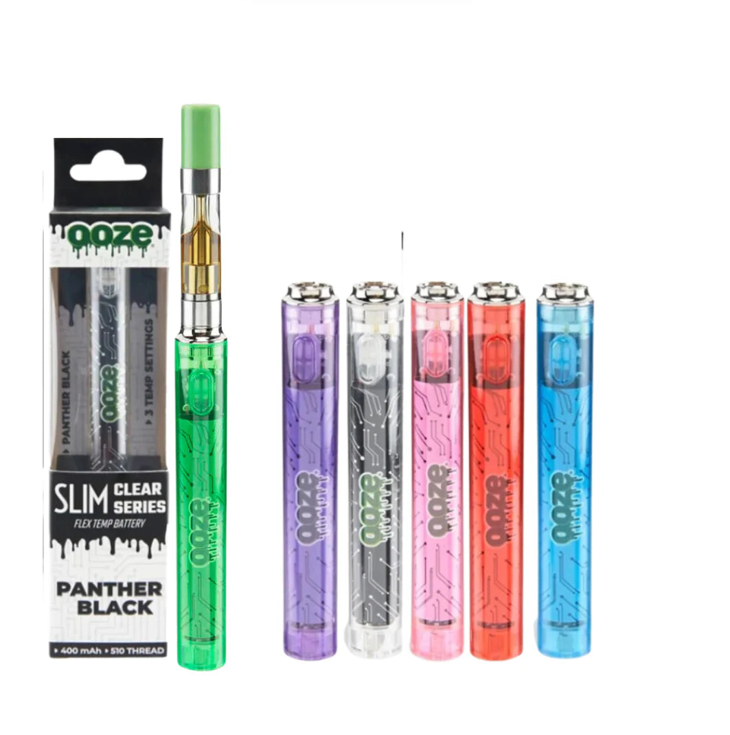 💿 OOZE | Slim Clear Series 510 Battery 400 mAh