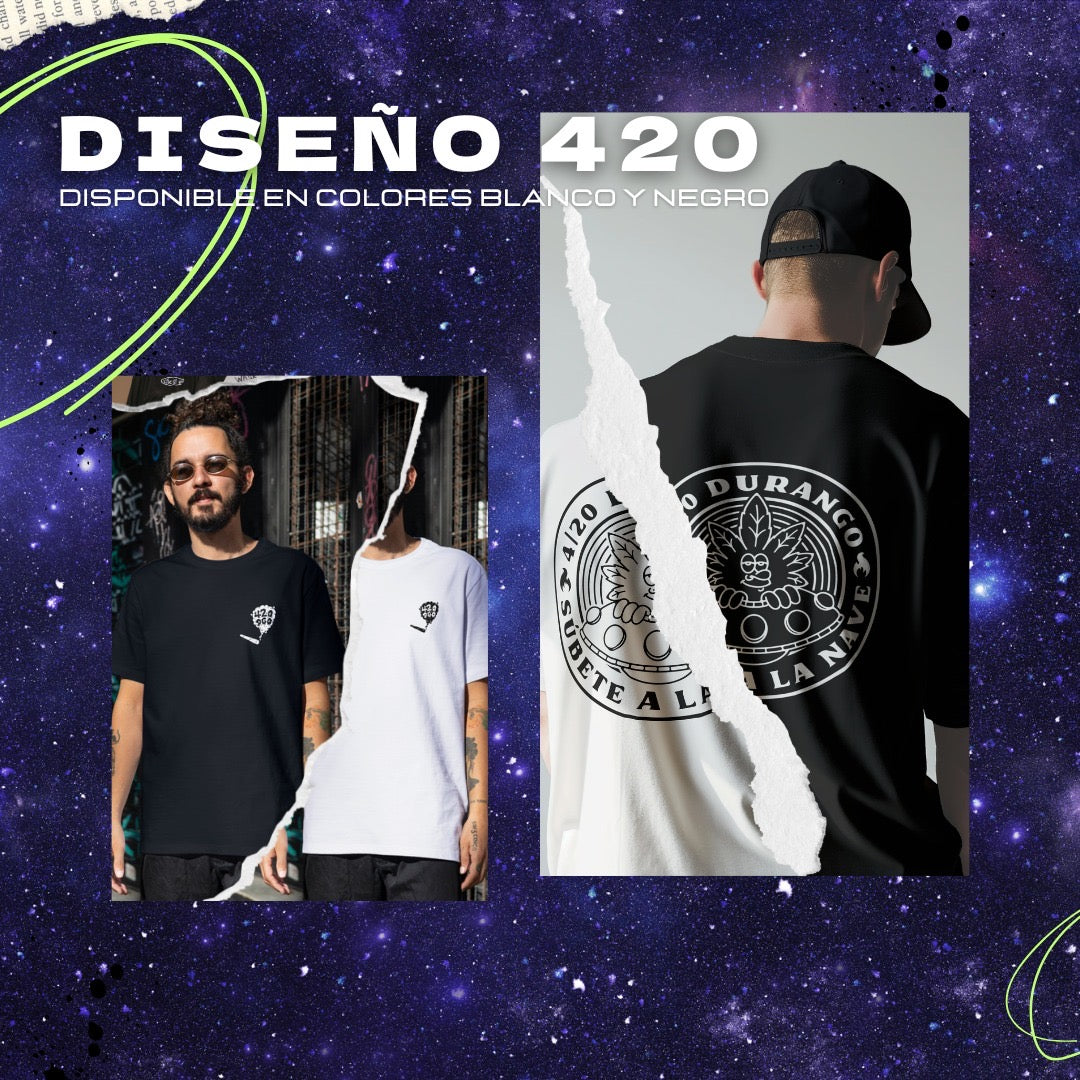 NAVE X MONCHUY - PLAYERA 420 DURANGO