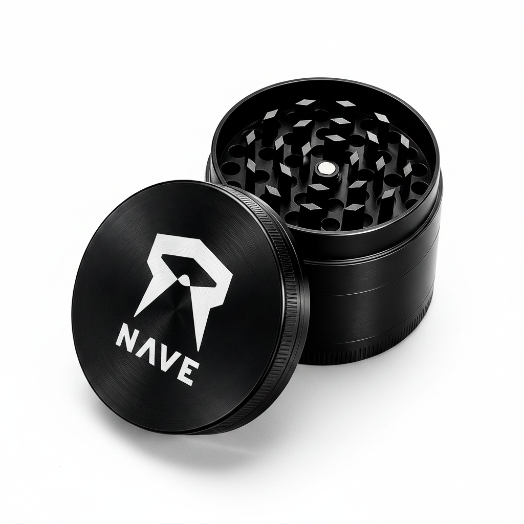 NAVE | Grinder Metálico Premium de 4 Piezas 55 mm
