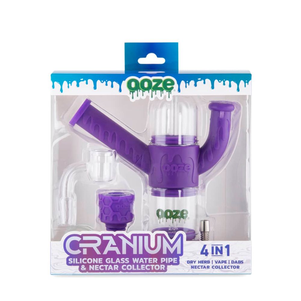 Ooze Cranium Silicone 4-in-1 Hybrid Water Pipe