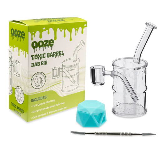 Ooze Toxic Barrel Quartz Mini Dab Rig (5.5”)