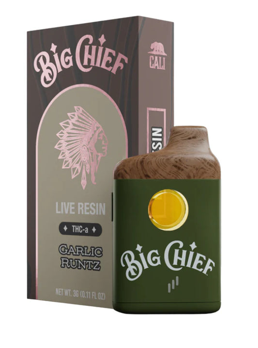 Big Chief Uzumaki Live Resin Disposable Vape 3G – THCA + THCP (Híbrido)