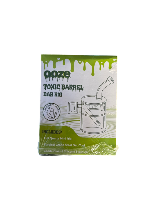 Ooze Toxic Barrel Quartz Mini Dab Rig (5.5”)