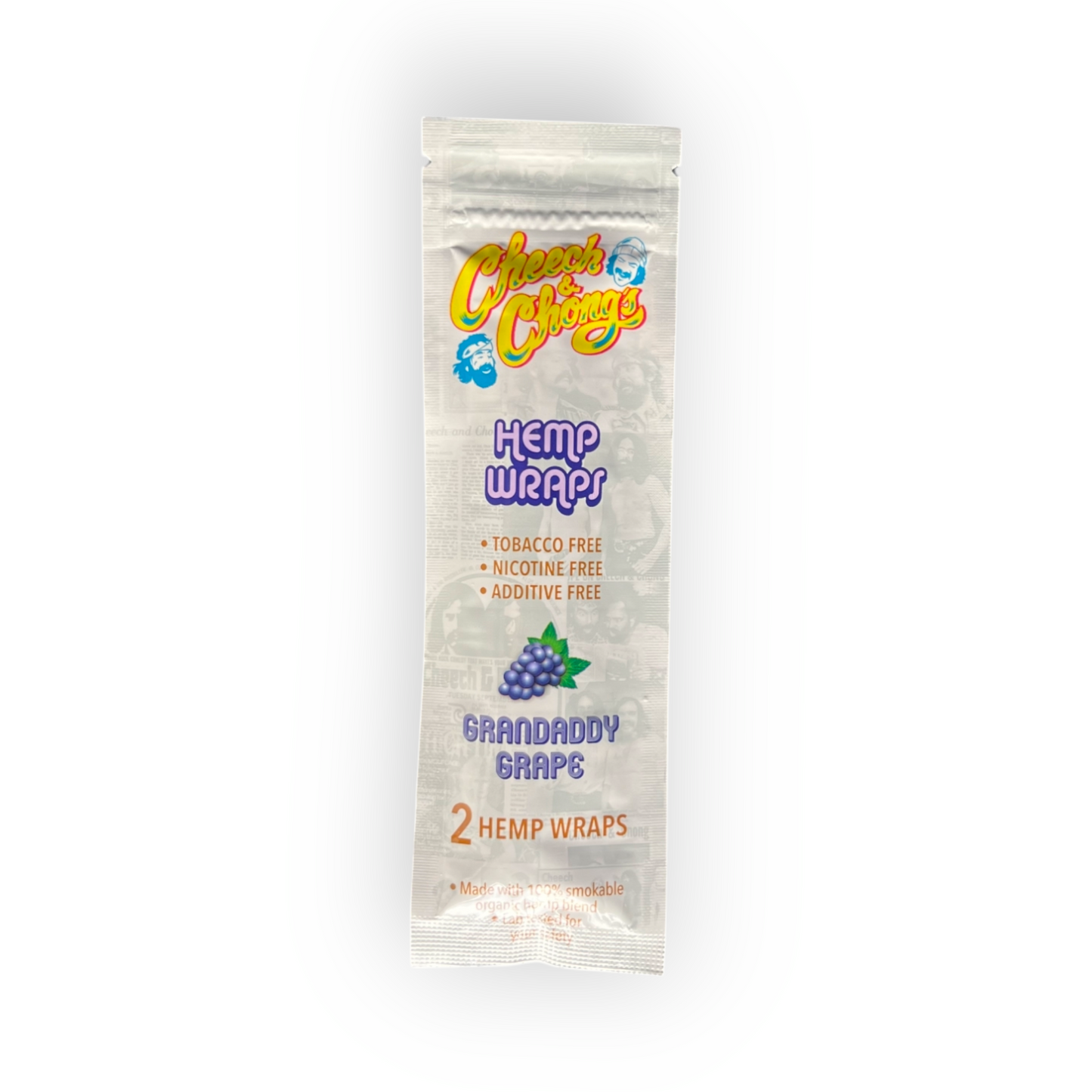 Cheech & Chong's Hemp Wraps Granddaddy Grape - Blunts de Cáñamo con Sabor Uva